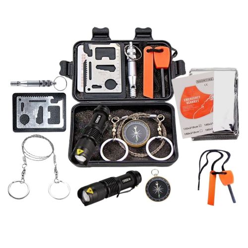 8 IN 1 Outdoor Camping Survival Kits 8 IN 1 Outdoor Camping Survival Kits
