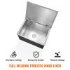 VEVOR Drop in Ice Chest, 28"L x 20"W x 17"H Stainless Steel Ice Cooler, Commercial Ice Bin with Hinged Cover, 40 qt Outdoor Kitchen Ice Bar